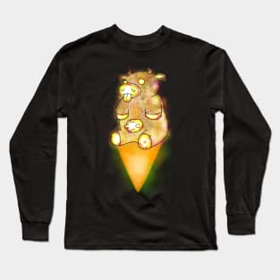 Orange Flare Dreamcicle - Cosmoo CowLick! Long Sleeve T-Shirt